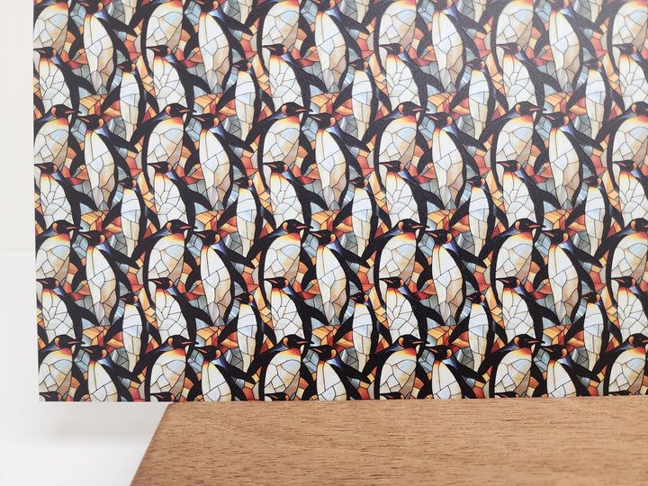 PatternPly® Stained Glass Penguins