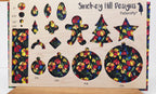 PatternPly® Full Coverage Stained Glass Red and Yellow Floral product photo 3