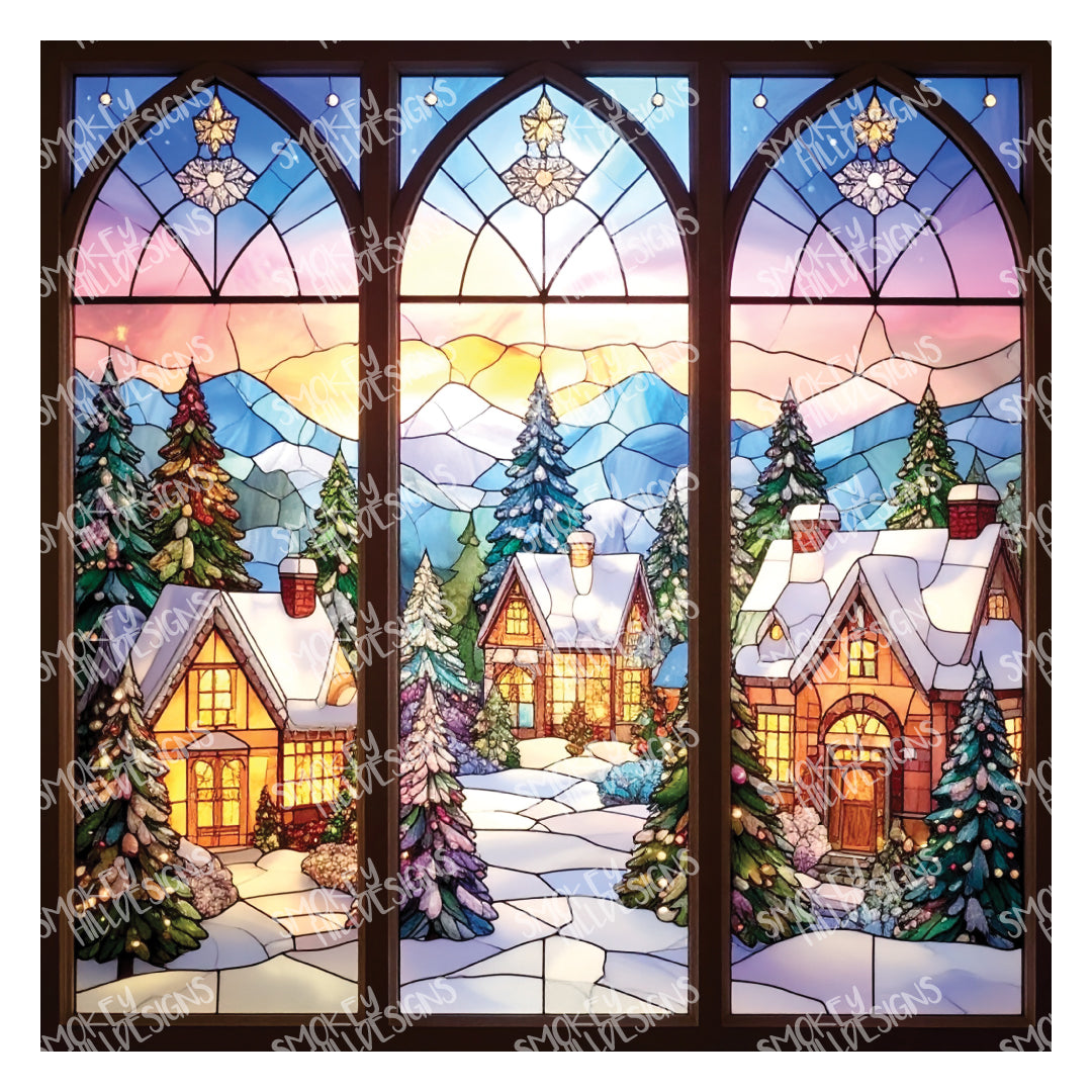 PatternPly® Full Coverage Stained Glass Village