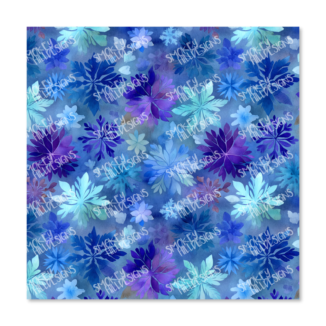 PatternPly® Full Coverage Stamped Snowflakes