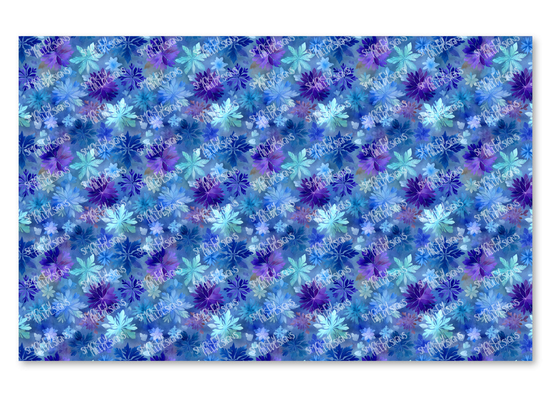 PatternPly® Full Coverage Stamped Snowflakes