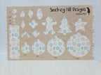 PatternPly® Full Coverage Starburst Doodles on White product photo 3