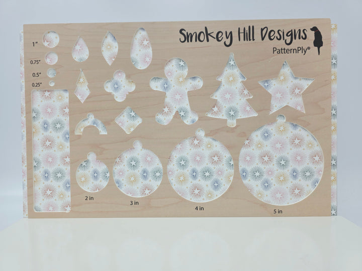 PatternPly® Full Coverage Starburst Doodles on White