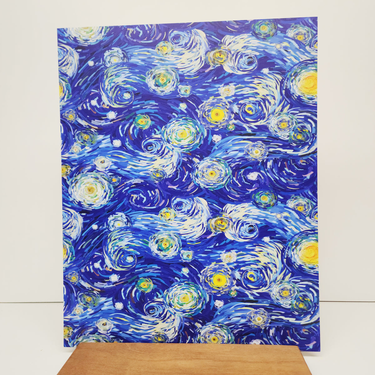 PatternPly® 19x24" Starry Swirls Original Scale sheet showing the pattern