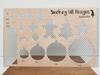 PatternPly® Scattered School Stars BLACK product photo 2