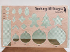 PatternPly® Scattered School Stars GREEN product photo 2