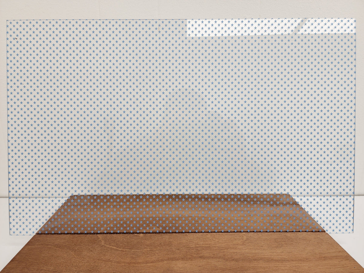 PatternPly® Scattered School Stars LIGHT BLUE product photo 3