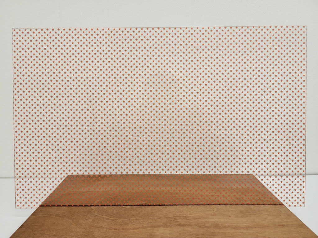 PatternPly® Scattered School Stars ORANGE product photo 3
