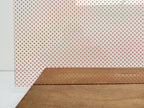 PatternPly® Scattered School Stars ORANGE sheet showing the pattern