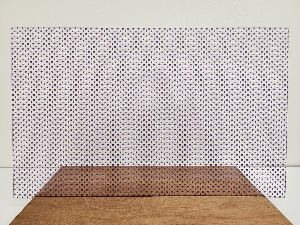 PatternPly® Scattered School Stars PURPLE product photo 3