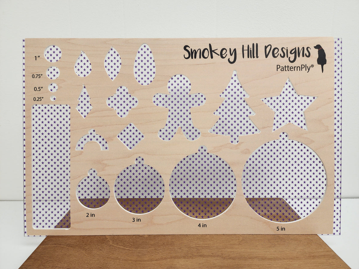 PatternPly® Scattered School Stars PURPLE product photo 2