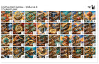 PatternPly® Full Coverage Enchanted Series Volume 6 Steampunk Sampler: sampler sheet of small art scene designs