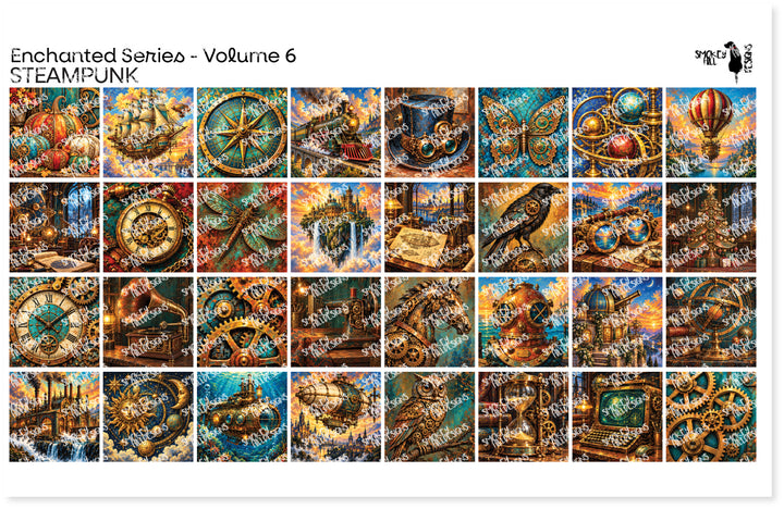 PatternPly® Full Coverage Enchanted Series Volume 6 Steampunk Sampler