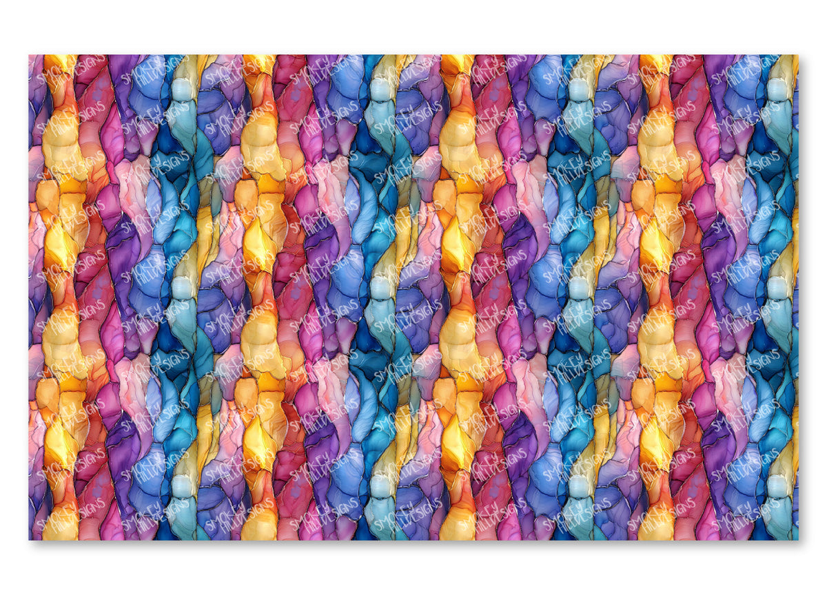 PatternPly® Full Coverage Striated Sunrise VERTICAL product photo 2