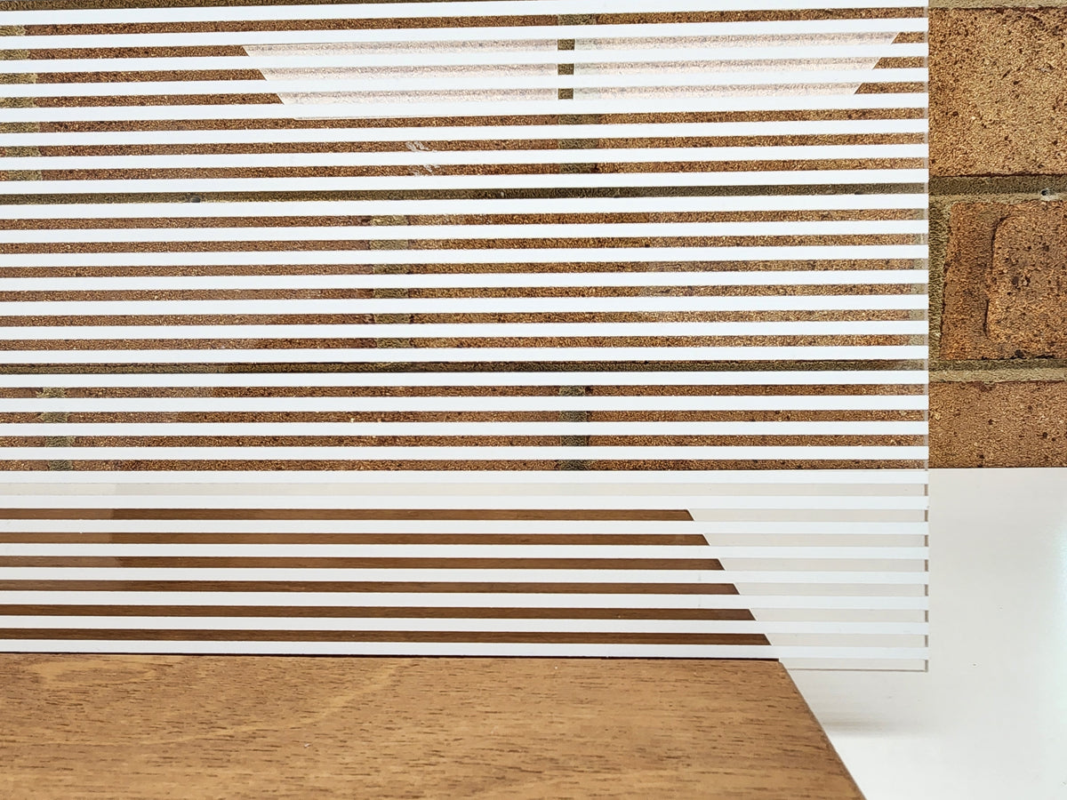 PatternPly® Scattered Stripes WHITE sheet showing the pattern