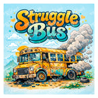 PatternPly® Transparent Struggle Bus sheet showing the pattern