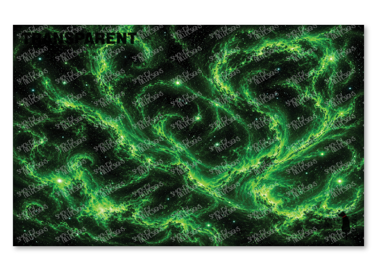 PatternPly® Transparent Swirling Green Skies product photo 2
