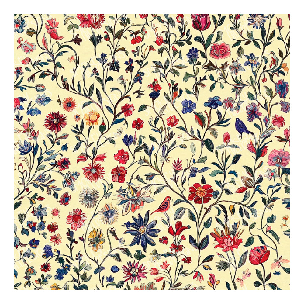PatternPly® Transparent Tapestry Floral sheet showing the pattern