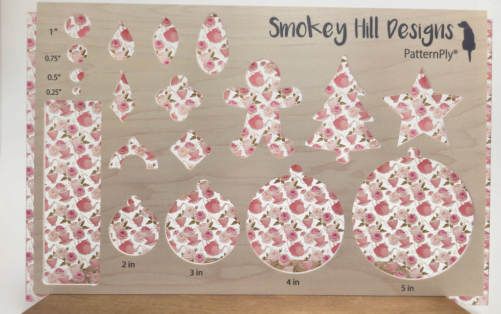 PatternPly® Scattered Teapots and Roses product photo 2