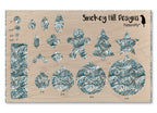 PatternPly® Transparent Teal and Orange Swirls product photo 3