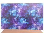 PatternPly® Full Coverage Teal and Purple Ink sheet showing the pattern