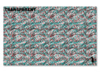 PatternPly® Transparent Teal and Red Swirls product photo 2