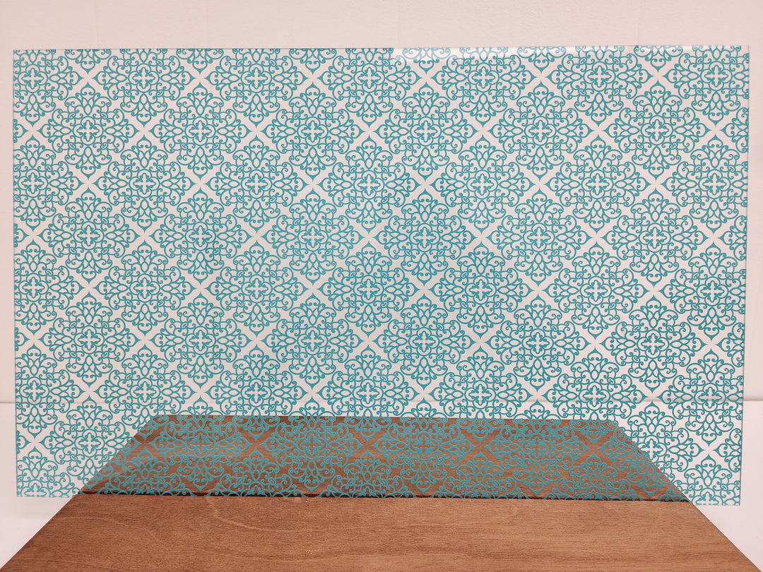 PatternPly® Scattered Teal Filigree