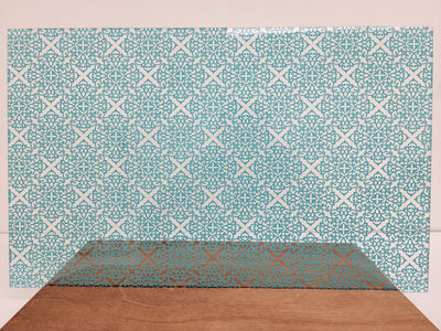 PatternPly® Scattered Teal Filigree