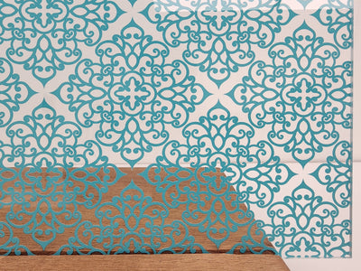 PatternPly® Scattered Teal Filigree