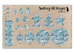 PatternPly® Transparent Teal, Purple, and Silver Swirls product photo 3