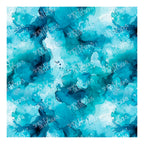PatternPly® Full Coverage Teal Watercolor sheet showing the pattern