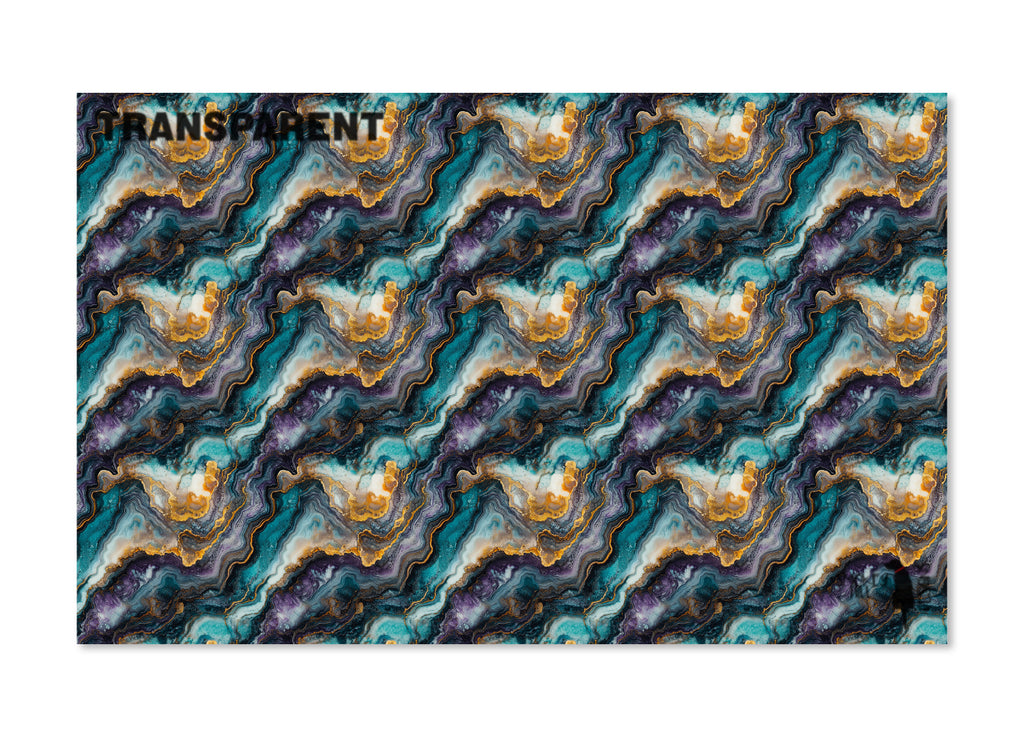 PatternPly® Transparent Teal and Purple Geode product photo 2