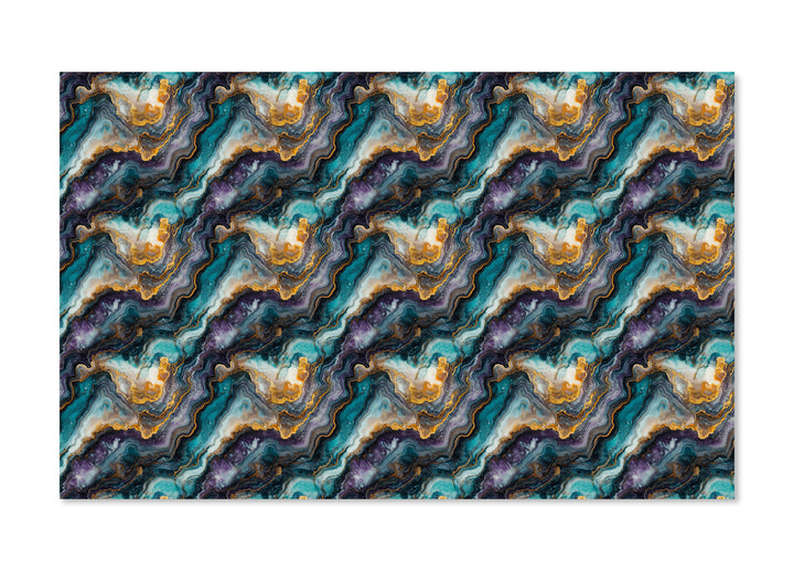 PatternPly® Full Coverage Teal and Purple Geode