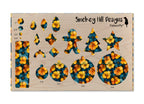 PatternPly® Full Coverage Teal and Yellow Floral product photo 3