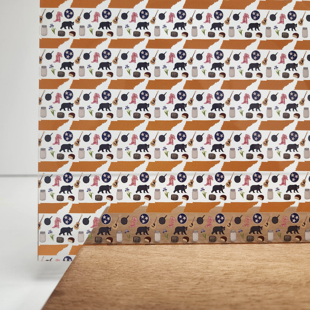 PatternPly® Scattered Tennessee Icons sheet showing the pattern