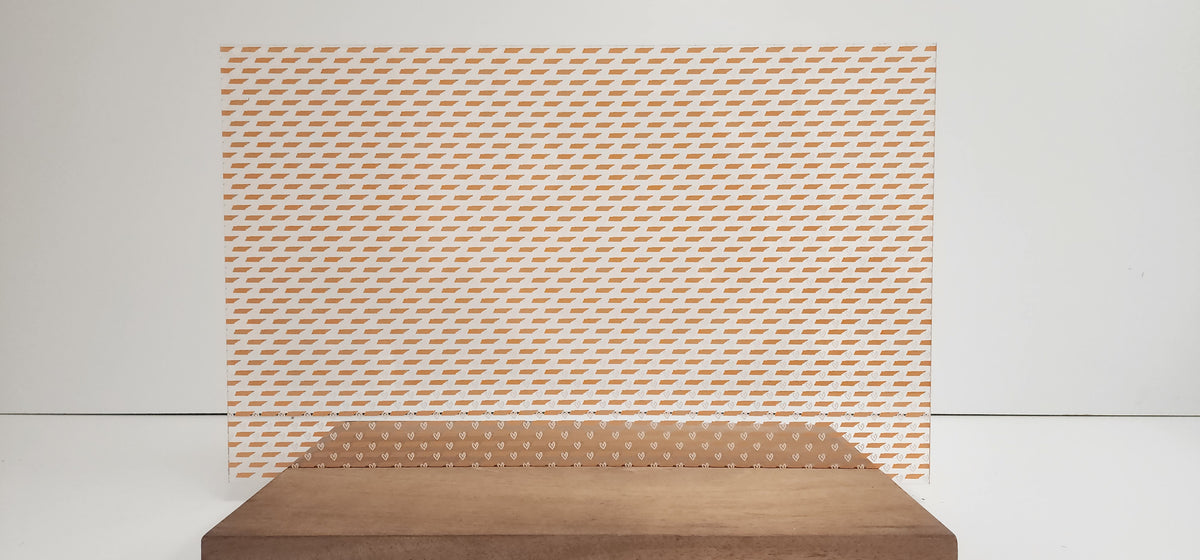 PatternPly® Scattered Tennessee Orange and White product photo 2