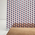 PatternPly® Scattered Texas Flag State Outlines sheet showing the pattern