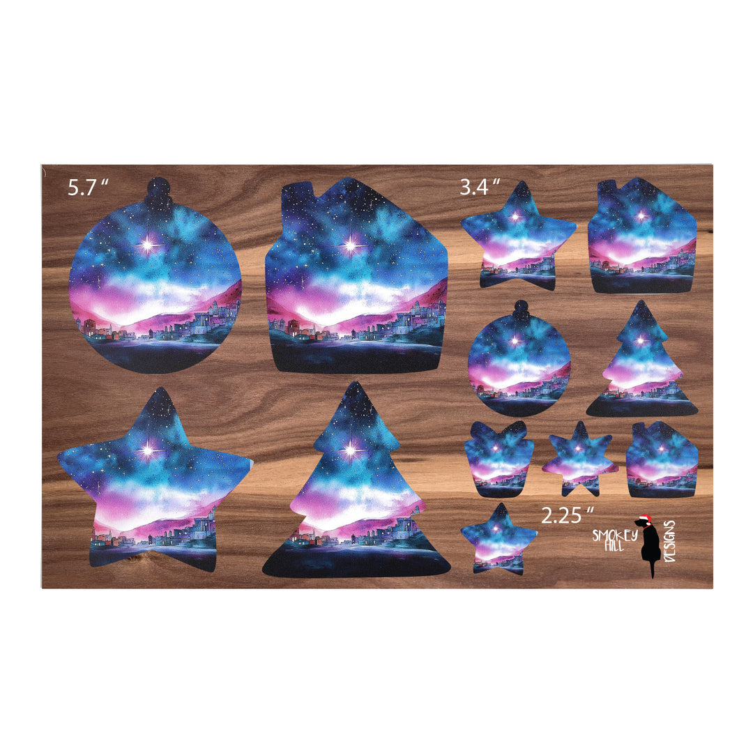 PatternPly® Transparent The Guiding Star 3 sizes