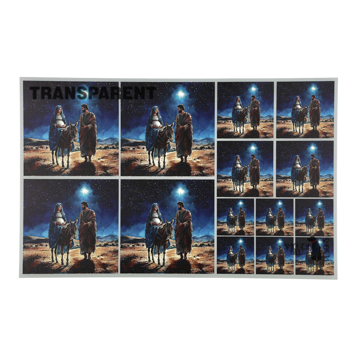 PatternPly® Transparent The Holy Night 3 sizes