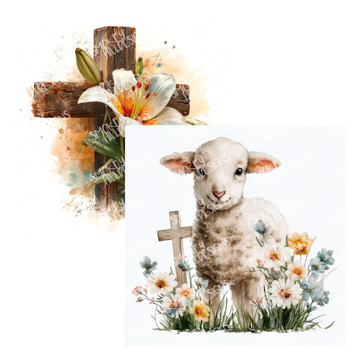 PatternPly® Full Coverage The Lamb and the Cross