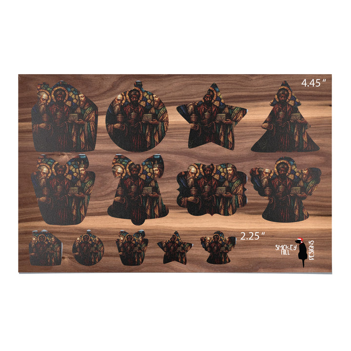 PatternPly® Full Coverage Three Wise Men 2 sizes