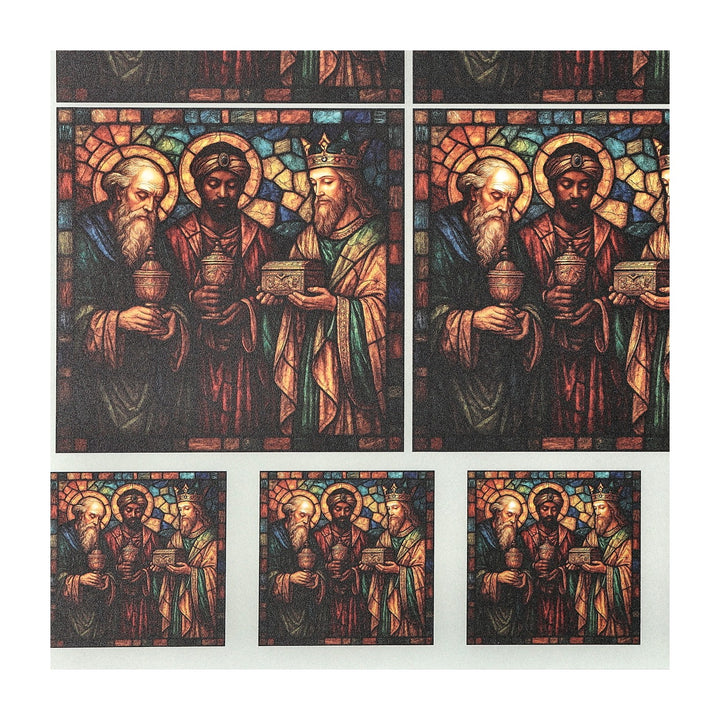 PatternPly® Transparent Three Wise Men 2 sizes
