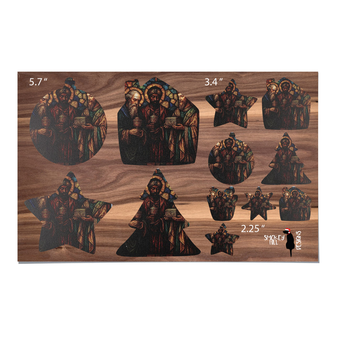 PatternPly® Full Coverage Three Wise Men 3 sizes