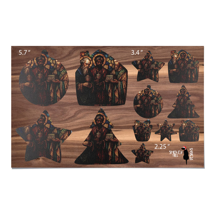 PatternPly® Full Coverage Three Wise Men 3 sizes