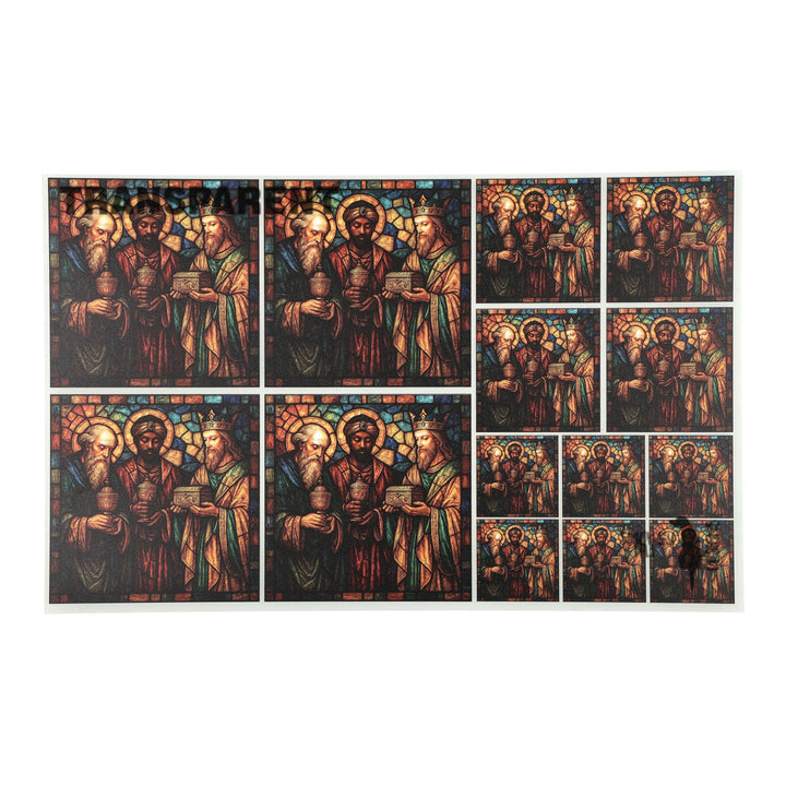 PatternPly® Transparent Three Wise Men 3 sizes