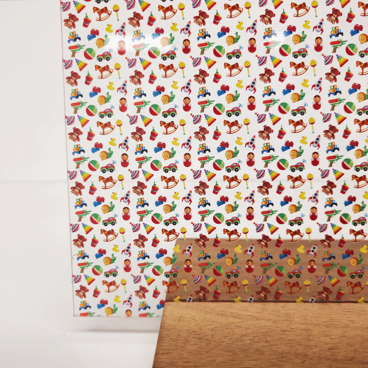 PatternPly® Scattered Toys sheet showing the pattern