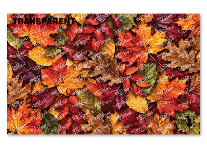PatternPly® Transparent Realistic Fall Leaf Pile