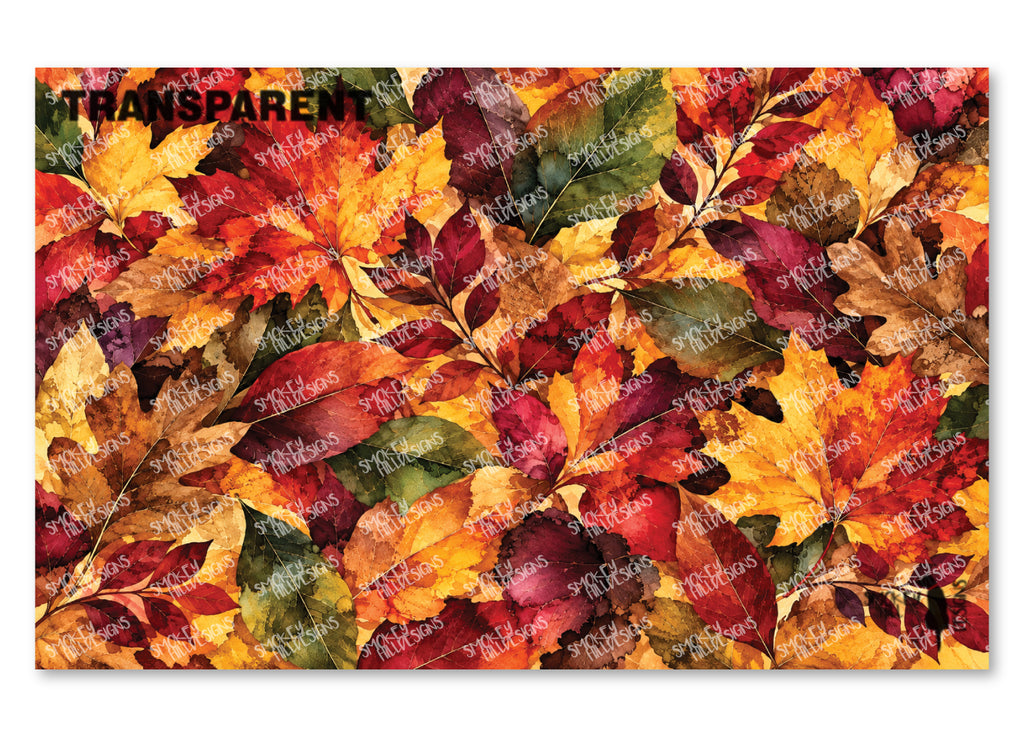 PatternPly® Transparent Watercolor Leaf Pile product photo 2