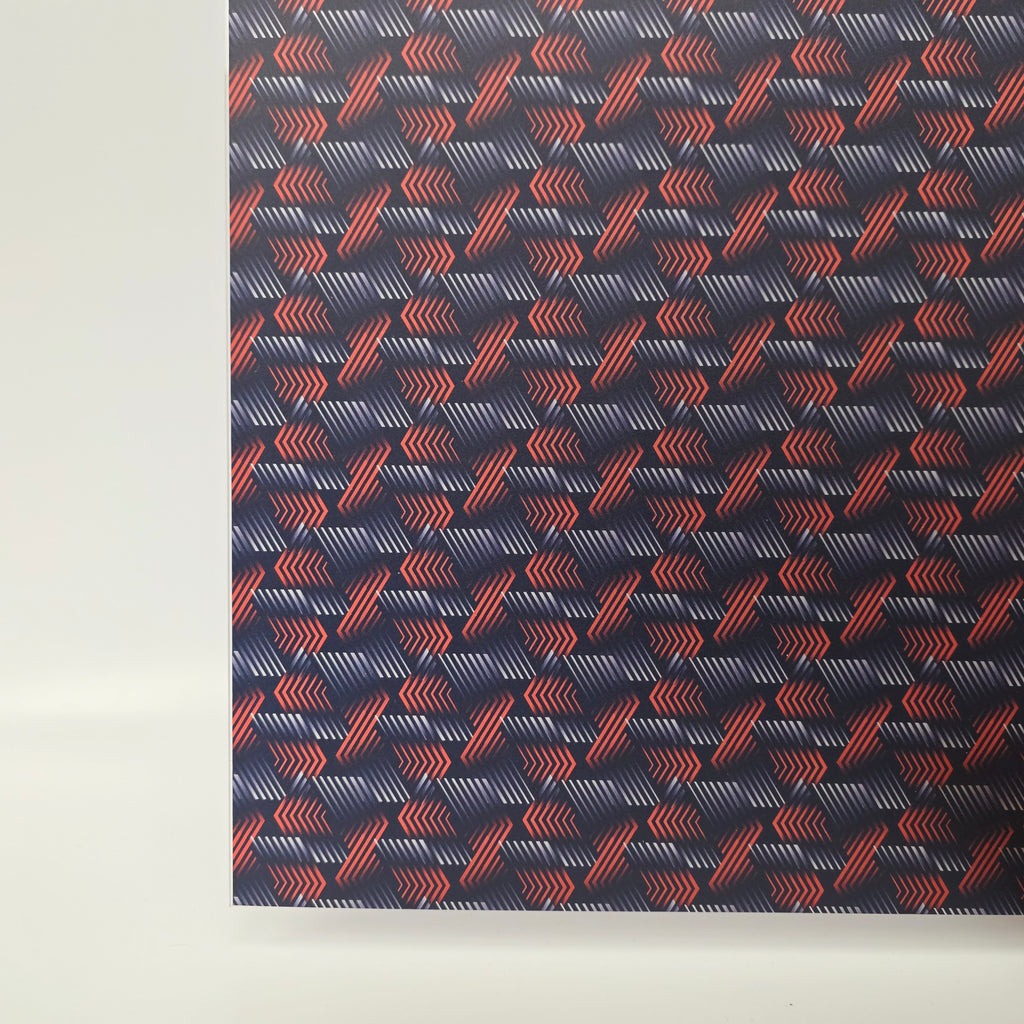 PatternPly® Transparent Red White and Blue Abstract product photo 2