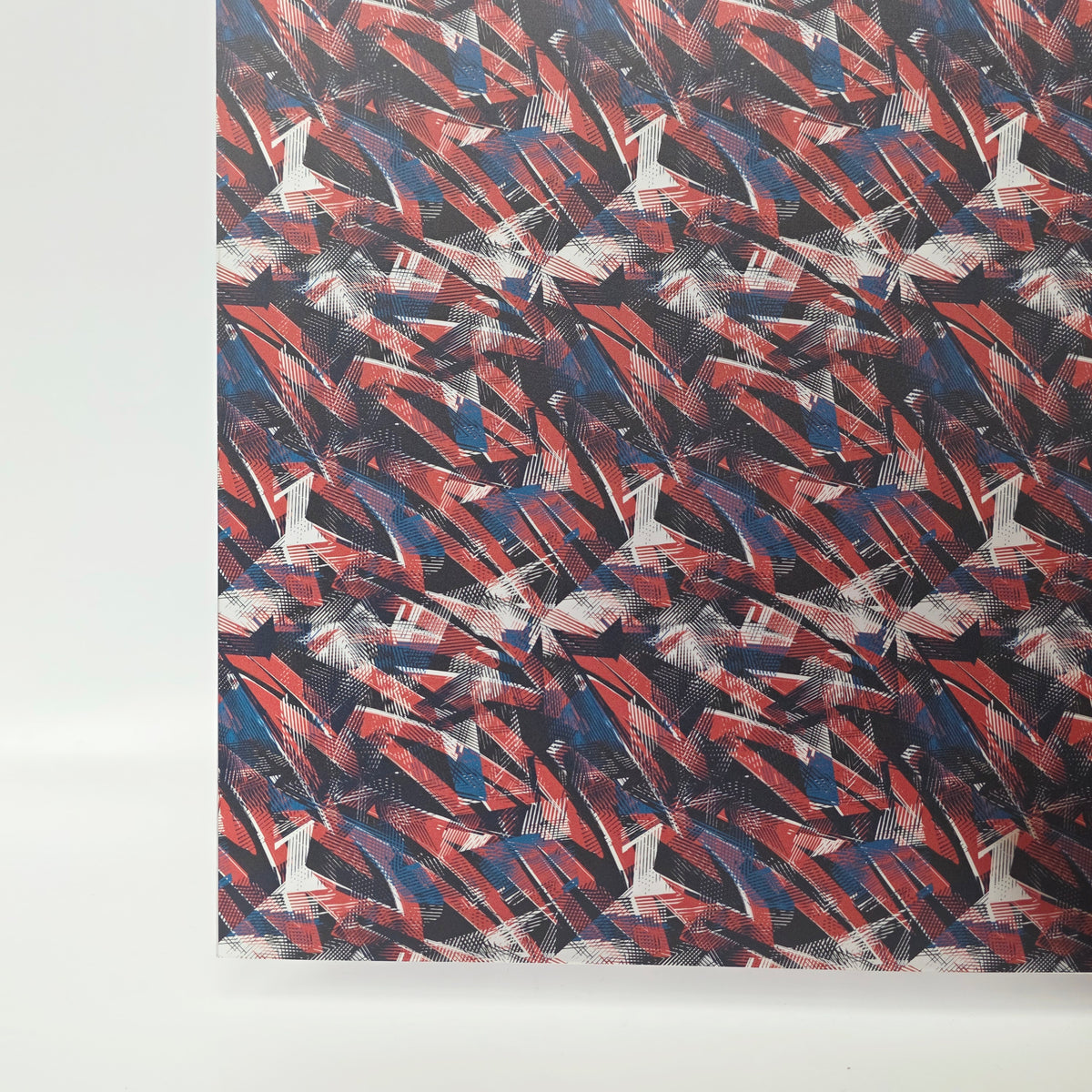 PatternPly® Transparent Red White and Blue Geometric Abstract product photo 2